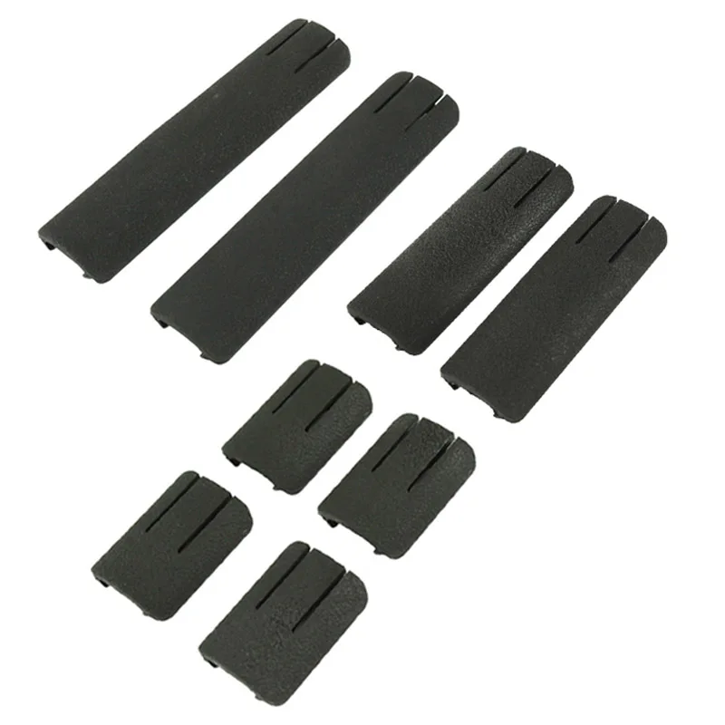 

8Pcs/set Airsoft handguard rail Cover TD SCAR Panel Deluxe Version for RIS Picatinny Weaver Rail BK Hunting Accessories
