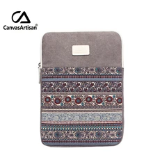 Canvasartisan Одежда высшего качества Холст Laptop Sleeve сумки 11 12 13 дюймов мягкие Тетрадь портфель 13.3 Surface Pro 3 Сумки