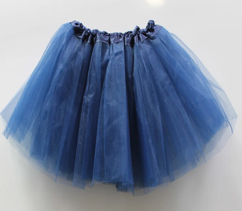 Лидер продаж, детская одежда для детей, новейший профессиональный светодиодный фонарь, юбка-пачка для девочек - Цвет: 13.Navy Blue