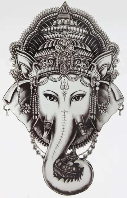 Elephant Tattoo Cool Beauty Sexy Tattoo Waterproof Temporary Tattoo Stickers Elephant Tattoo Cool Beauty Sexy Tattoo Waterproof Temporary Tattoo Stickers