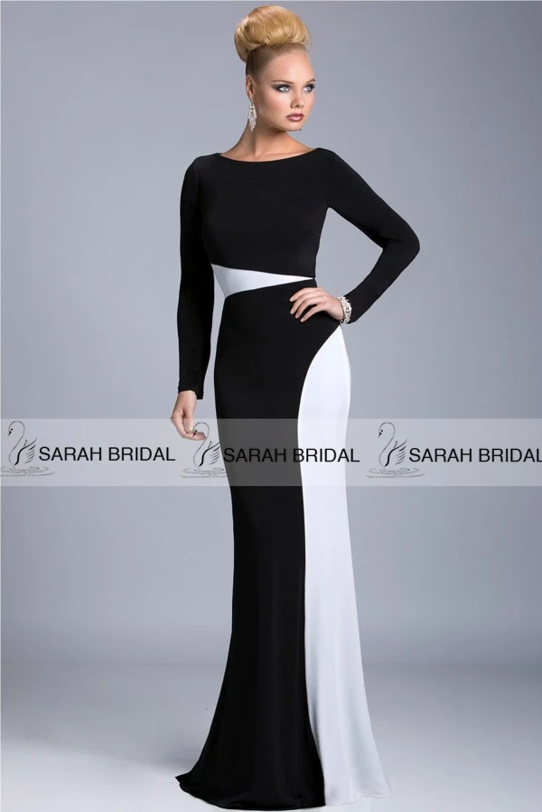 black and white mother of the bride gowns