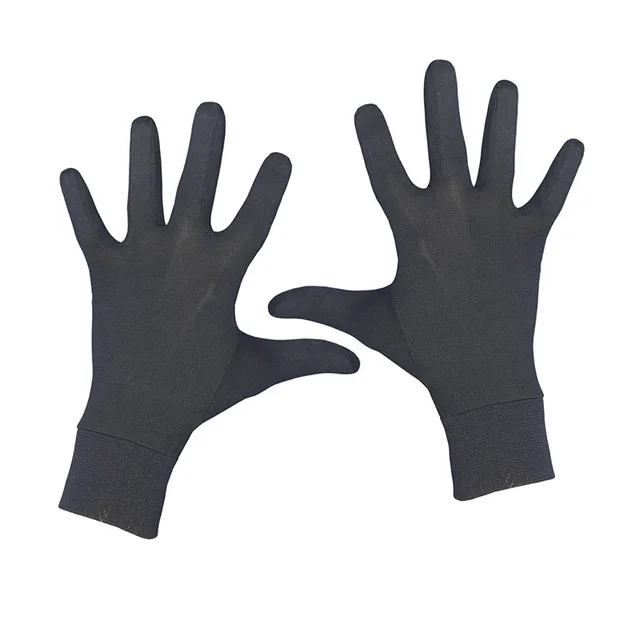 Elegant ladies high quality 100 silk knit gloves summer anti-UV thin section breathable sleep moisturizing gloves A60 2