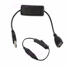 1pc USB Cable with Switch Power Control for Raspberry Pi Arduino USB On Off Toggle