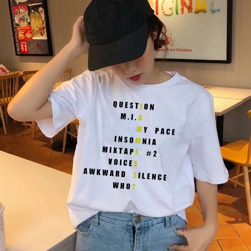 

Stray Kids t shirt Hip Hop t-shirt StrayKids Casual korean Short Sleeve Harajuku tshirt top tee shirts Women Tops female femme