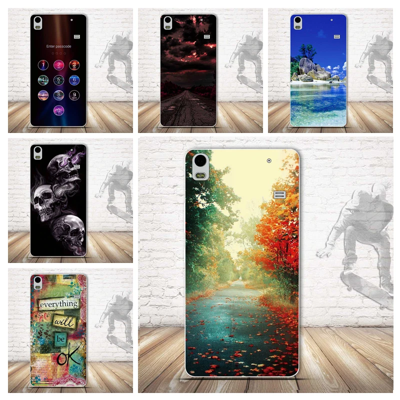 

Luxury Back Painting Cover Case for Lenovo A7600 Case Back Soft TPU Cover for Lenovo S8 A7600 A 7600 Cover Silicon Fundas Coque