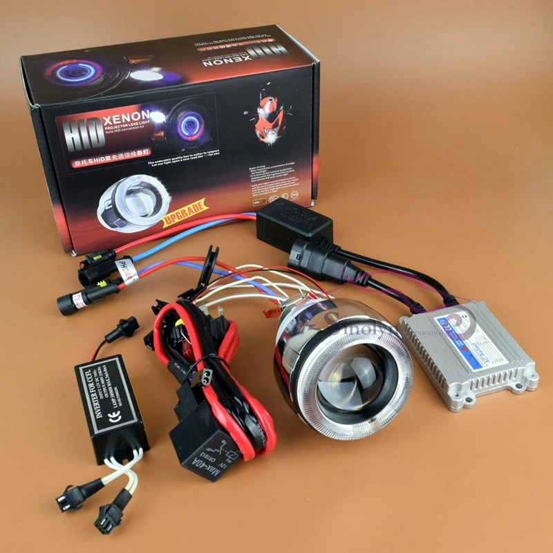 New Motorcycle Headlight Universal 2.0 inch HID Bixenon Projector Lens