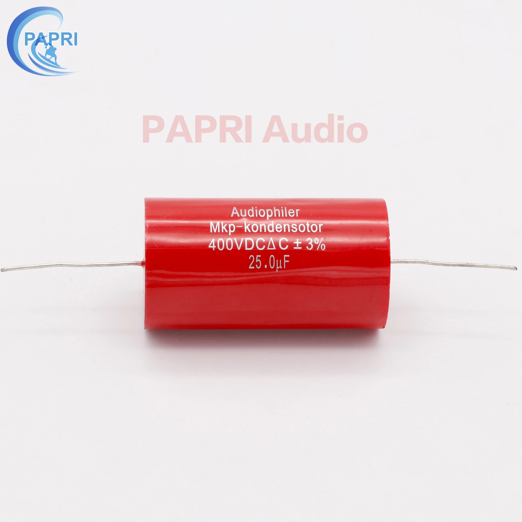 

PAPRI 25UF 400VDC Axial MKP DIY Audio Grade Capacitor For HiFi Tube Guitar Amplifier Lot/1PCS