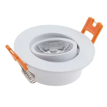 Популярный высококачественный регулируемый внутренний Диммируемый светодиодный светильник из алюминиевого сплава CE RoHS Диммируемый Cob светодиодный светильник