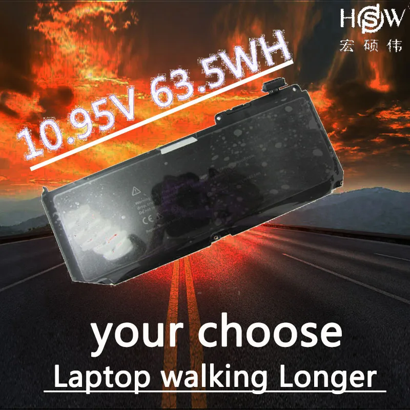 

HSW laptop battery for APPLE MacBook 13" Unibody 13" Pro 15" Pro 17" Pro 13.3-Inch MC375LL/A 13.3-Inch
