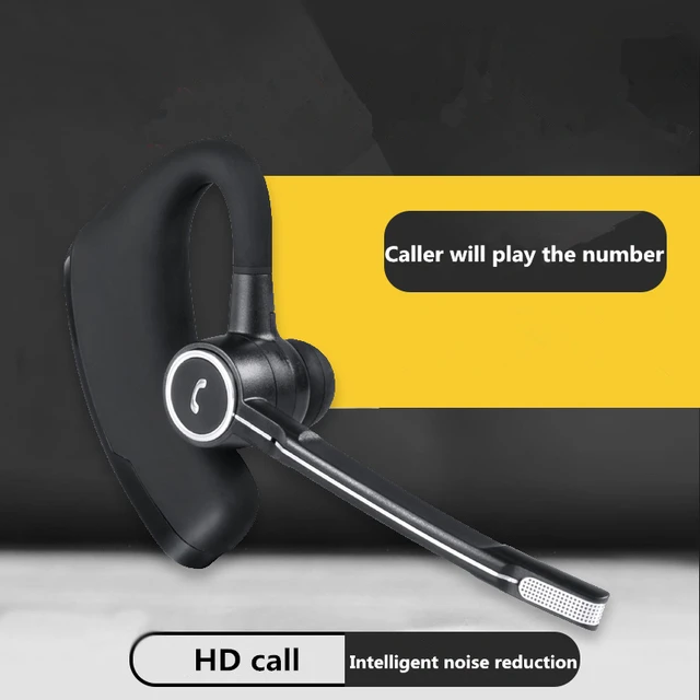 V8S Business Bluetooth Headset Phone Handsfree Voice control Wireless Earphone Car Bluetooth V4.1 Right and left ears