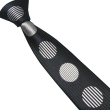 LAMMULIN мужские галстуки для костюма черный с темно-синей вертикальной полосой Серебряный геометрический шейный платок из микрофибры тощий галстук 6 см Gravatas Corbata