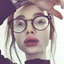 Модные женские очки, оправа для мужчин, Hawsbill, оправа для очков, винтажные круглые прозрачные линзы, очки, оптическая оправа для очков