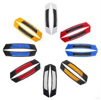 

Carbon Fiber Hub Sticker with Leaf Plate Decoration for Honda Civic 16-17 Years Reflective Sticker on Body Wheel Head