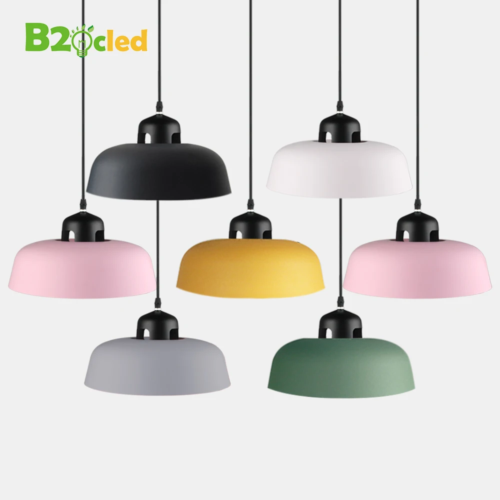

Nordic LED Pendant Light Lamp Simple Aluminum Hanging Lamp Lampshade Dining Room Bar Study Bedroom Bedside Lighting Luminarias