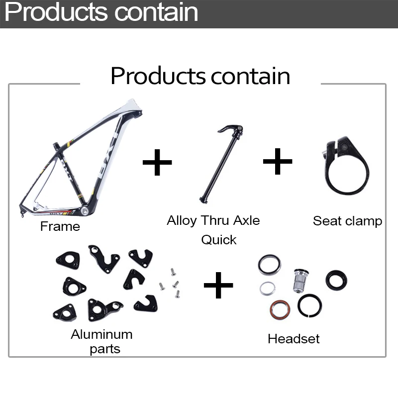 Dasha Kusuma BXT carbon mtb frame carbon bike frame Four Colour