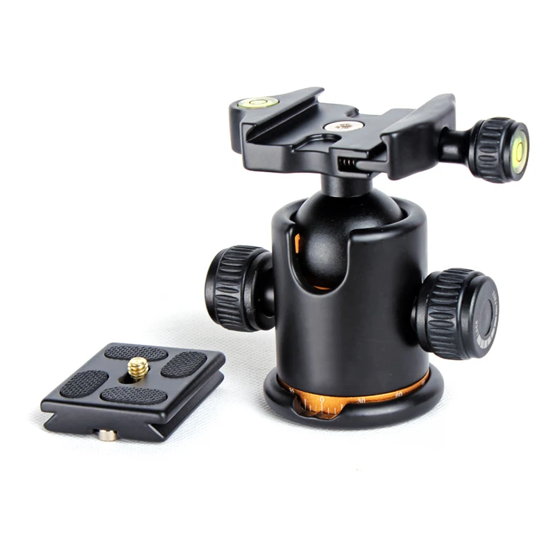 360 Degree Aluminum Alloy Tripod Ballhead Ball Head With Quick Release