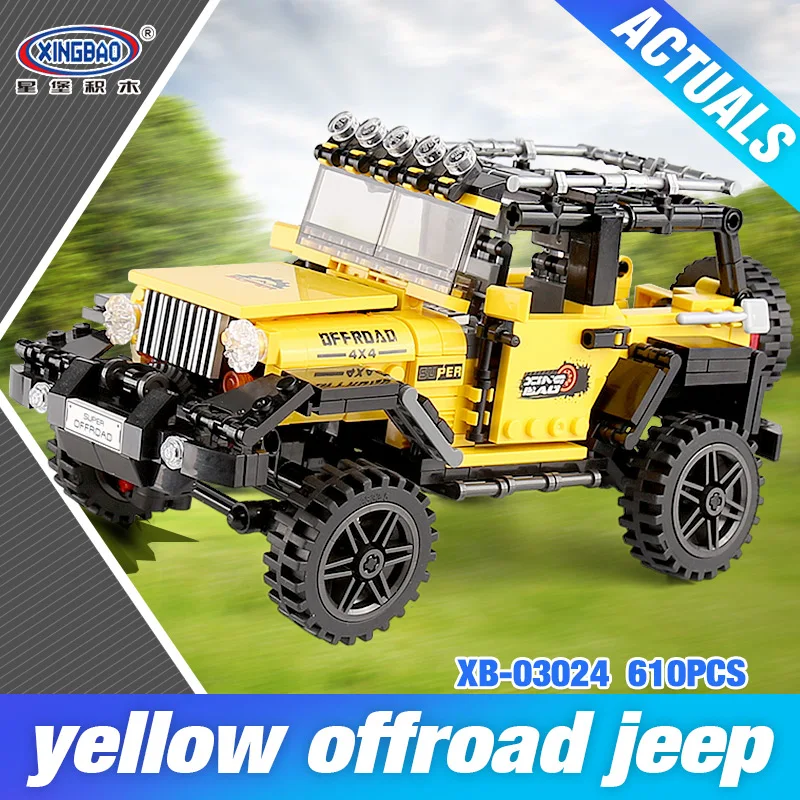 

XingBao 03024 The Offroad Adventure Set Car Series Self-Locking Building Blocks Bricks Toys Educational Funny Kids Gifts Model