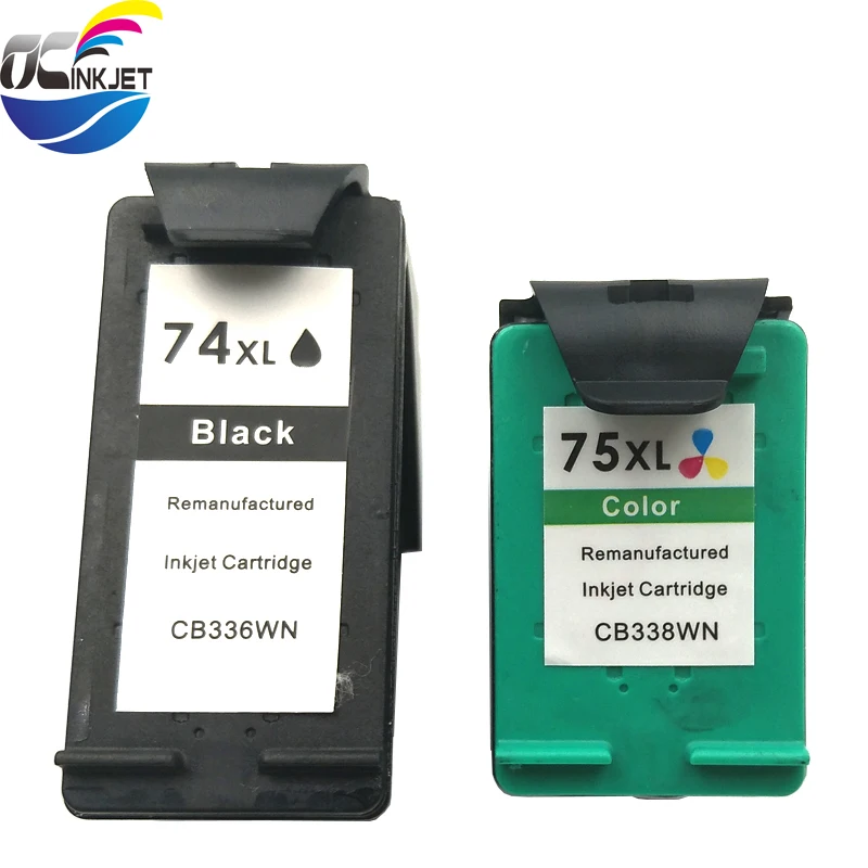 Ocinkjet 74XL 75XL untuk HP 74 75 Ink 