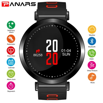 

PANARS Men Bluetooth Smart Watch Smartwatch Smart Men GPS Watch Heart Rate Monitor Sports Player Music Firstbeat 5ATM