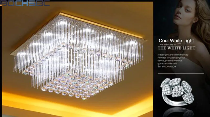 Crystal Ceiling Light8