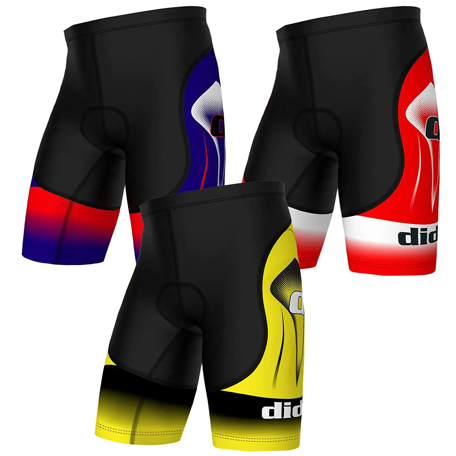 NOOYME Cycling Shorts Men's Pro Cycling Shorts Coolmax Anti Bac Padded