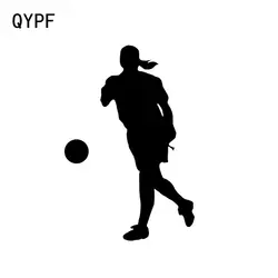 QYPF 10,6*16 см интересный пляжный волейбол, спортивные Декор наклейки бампер окно аксессуары винил C16-1448