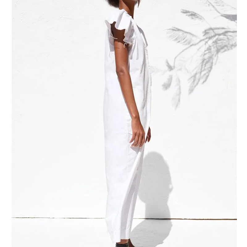 Ladies Sexy Long Jumpsuits Women Jumpsuits Fashion Short Sleeve Bodysuit Female Elegant V Neck Ruffles Jumpsuits Ladies Sexy Long Jumpsuits Women Jumpsuits Fashion Short Sleeve Bodysuit Female Elegant V Neck Ruffles Jumpsuits