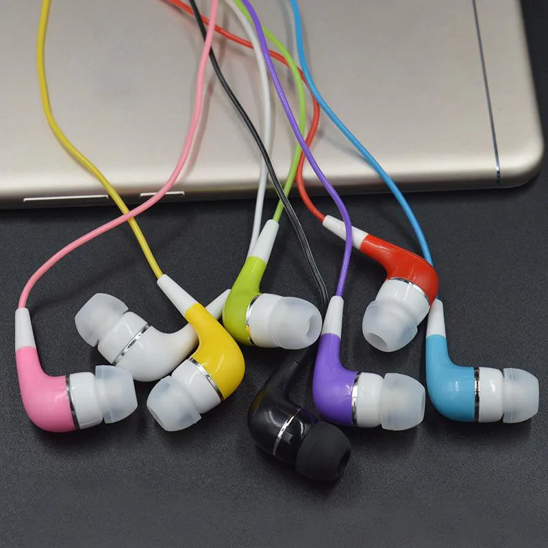 Оптовая продажа кристалл линия Mp3 Computer наушники для мобильных телефонов вообще-вкладыши гарнитура С микрофоном KLE-SP-8
