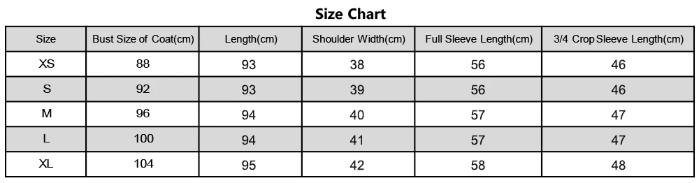 size chart full