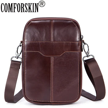 

COMFORSKIN Bolsa Masculina New Arrivals Genuine Leather Vintage Style Men Messenger Bags 2020 High Quality Men Leather Bags