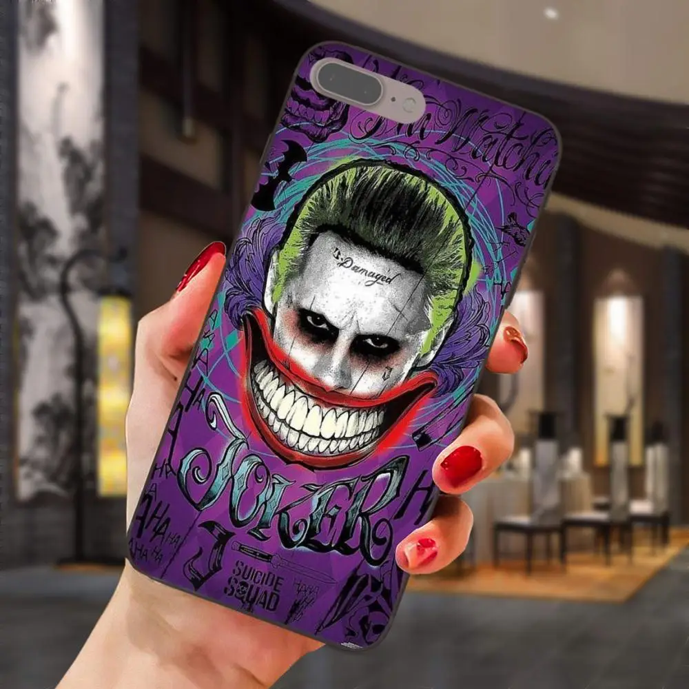 Тонкий чехол для телефона Harley Quinn Joker Skin Galaxy C5 C7 J1 J2 J3 J330 J5 J6 J7 J730 2017 Ace Core Duo Max Mini Plus