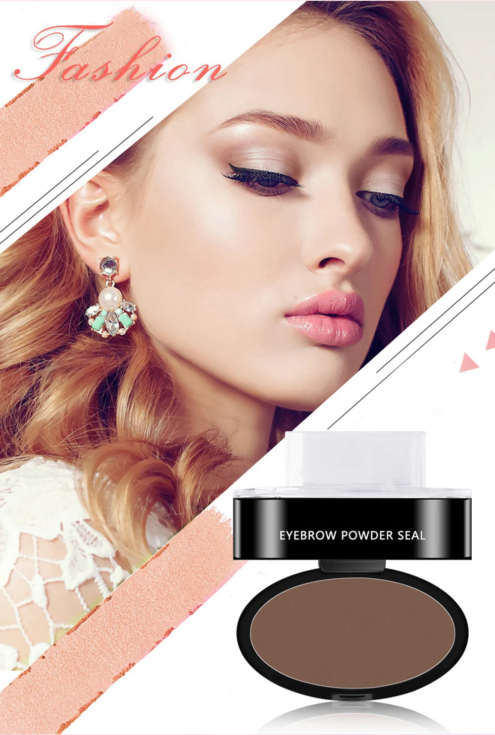 3 Seconds Quick Makeup Brow Eyebrow Powder Stamp Waterproof Powder Palette for Perfect Eyebrows Eye Brow Tint Cosmetics cejas