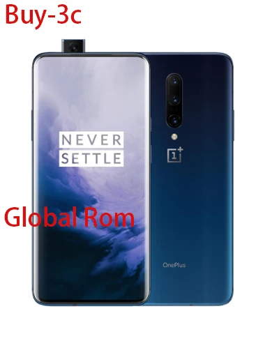 

Oneplus 7 Pro Snapdrago 855 Dual SIM 6GB/8GB/12GB RAM 128GB/256GB ROM Pop-up front camera 90 Hz Refresh Rate 6.67"2K Global ROM