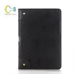 Для IPad Pro 12,9 дюймов случае падение сопротивления PU Smart Cover антикварные книги проснуться сна защитный гаджет Estuches A1670 a1584