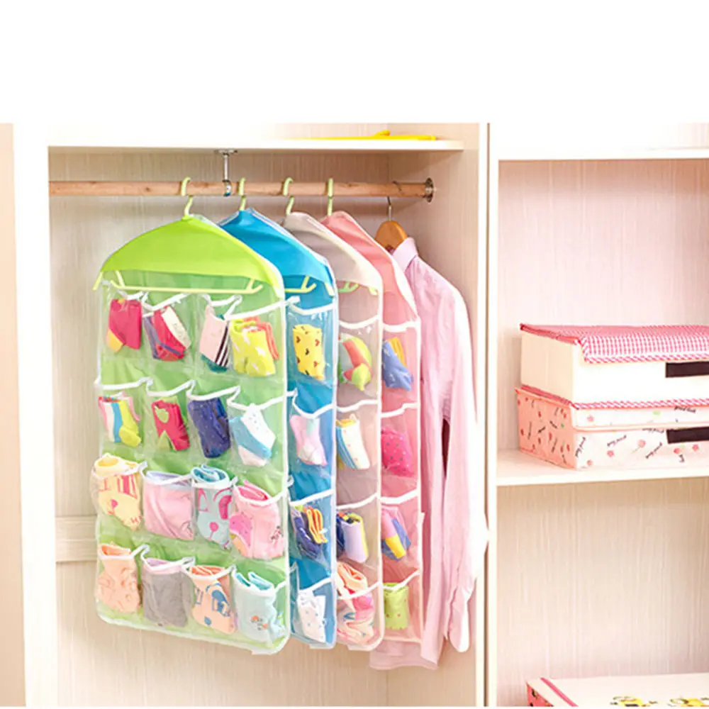 16 Cases Storage Bags Pouches Wall Door Hang Bags Home Decor 4