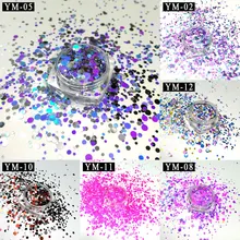 6 Bottles/set Plastic Nail Art Glitter Powder Color Mixed Nail Glitter Sequins Women Beauty Salon Manicure Tools 1/2/3mm ###H5 6 Bottles/set Plastic Nail Art Glitter Powder Color Mixed Nail Glitter Sequins Women Beauty Salon Manicure Tools 1/2/3mm ###H5