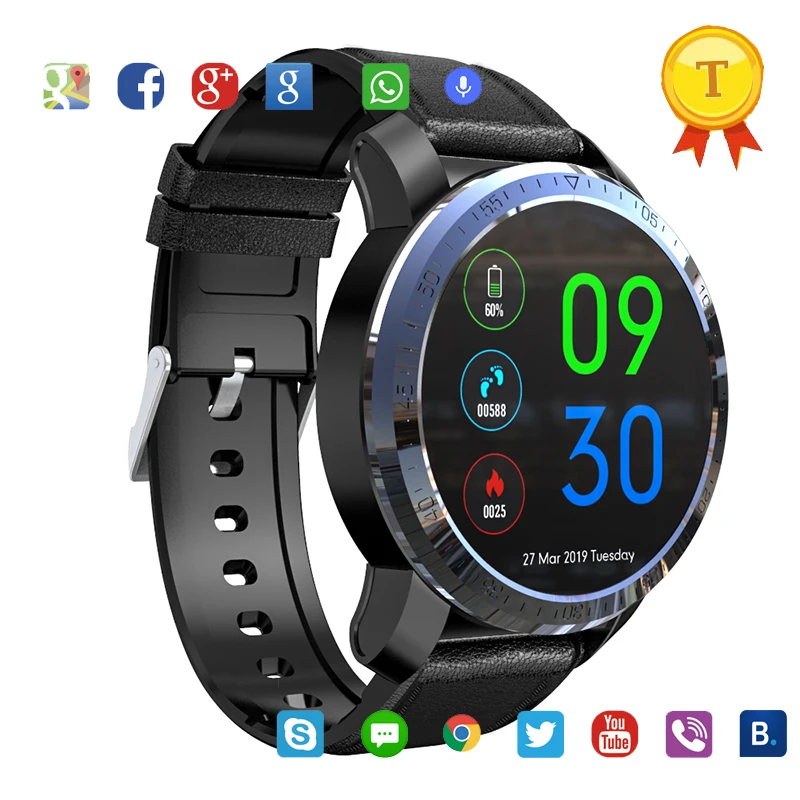 Умные часы с двойной системой 4G Wi Fi gps Android 7 1 экран 39 дюйма 454*454 камера 8 Мп