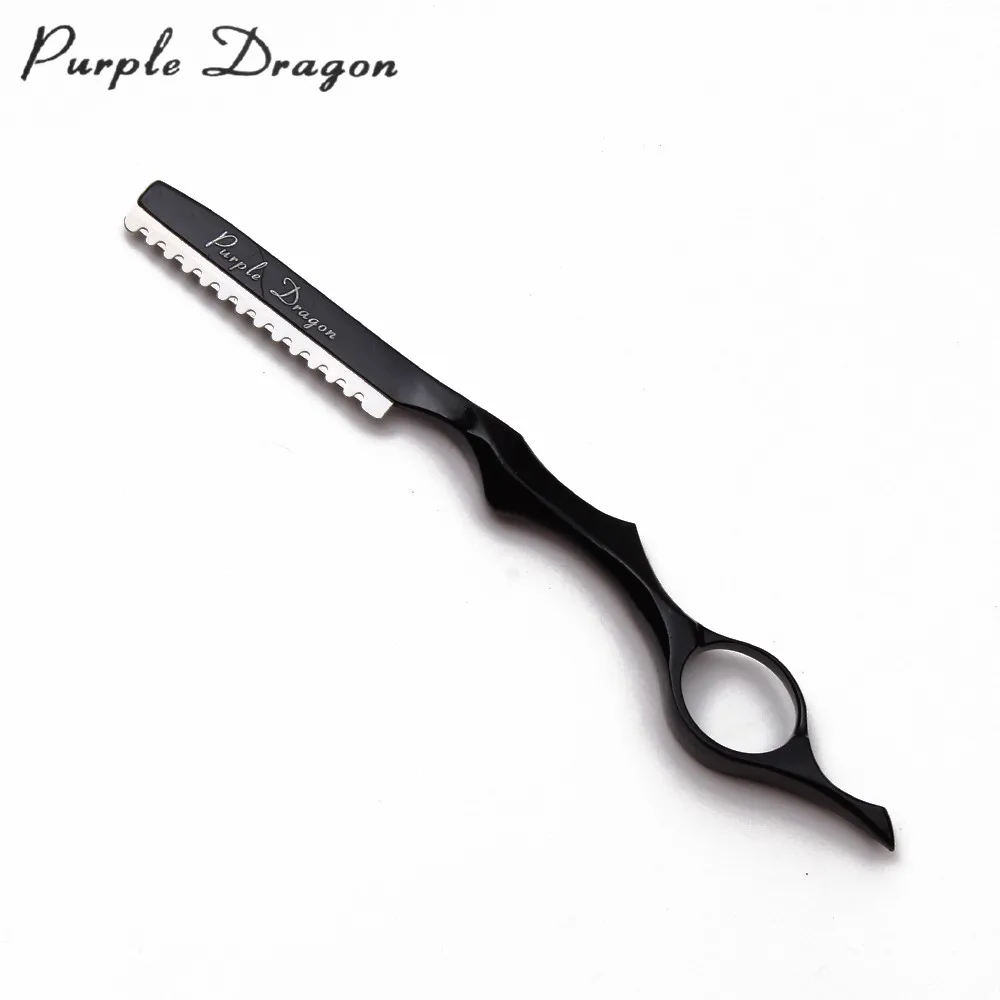 Профессиональные острые парикмахерские бритвы Purple Dragon 10 шт. нож для стрижки