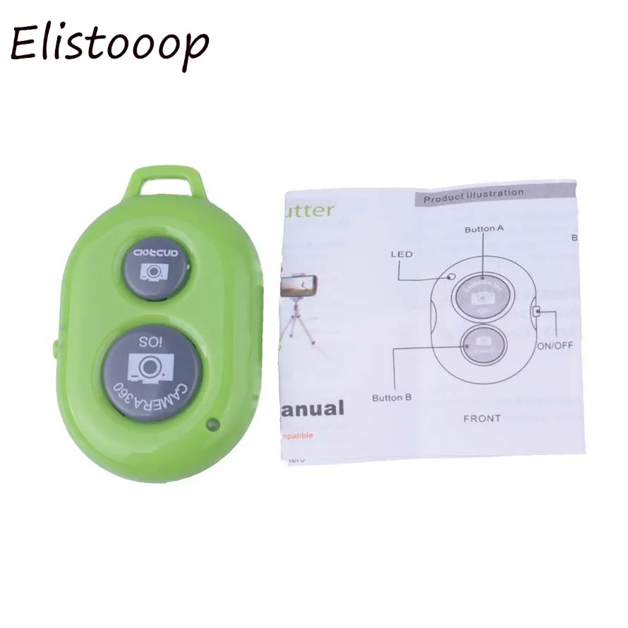 

Elistooop Wireless Camera Control Self-timer Shutter Mini Smart Bluetooth Remote Shutter For Android IOS Smartphone