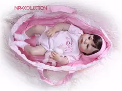 NPKCOLLECTION 2018 новый дизайн куклы полный силиконовый корпус Реалистичного Reborn цена кукла ручной работы детские игрушки горячей подарки на