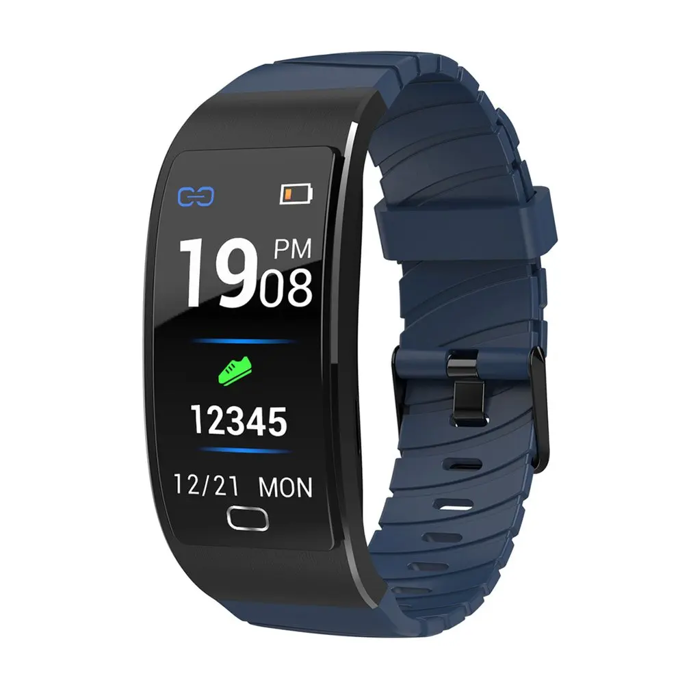 

S7 Color Screen Heart Rate Blood Pressure Monitoring Sports Step Call Reminder Silicone Ip68 Waterproof Smart Bracelet Dropship