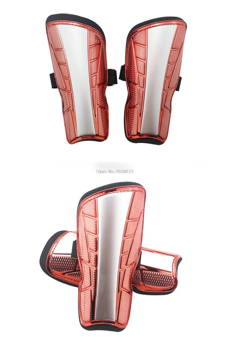 2 шт. профессиональные футбольные наколенники защитные прокладки для голени футбольные тренировочные гетры протектор спортивный бокс для катания на коньках - Цвет: Красный