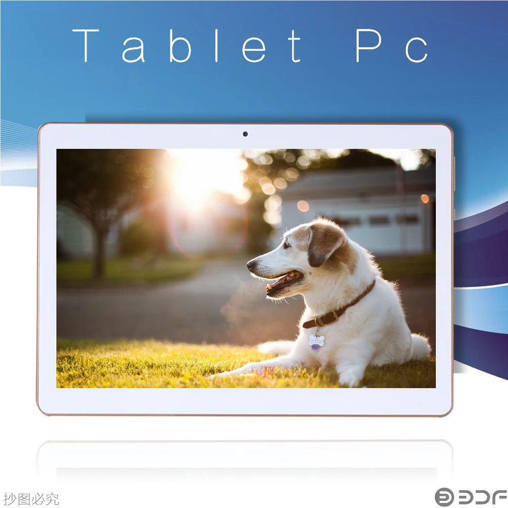 

2018 New BDF 10 inch Android 7.0 Tablet pc 4GB+32GB 3G Phone Call SIM card Quad Core CE Brand WiFi FM pc Tablets 7 8 9 10 10.1