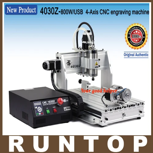 

800W 4-axis CNC Engraver Engraving Machine CNC 4030Z with USB Port