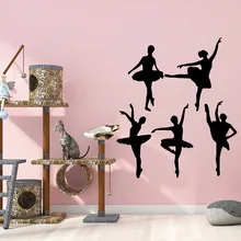 Hot Sale dancer Wall Stickers Home Furnishing Decorative Wall Sticker Removable Wallpaper Home Living Room Decoration hot sale welcome sweet home wall sticker for living room