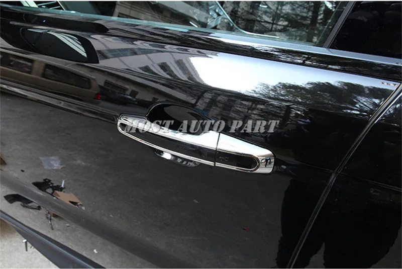 ABS крышка ручки двери автомобиля Накладка для Land Rover Range Rover L405 Vogue 2013- серебро/черный