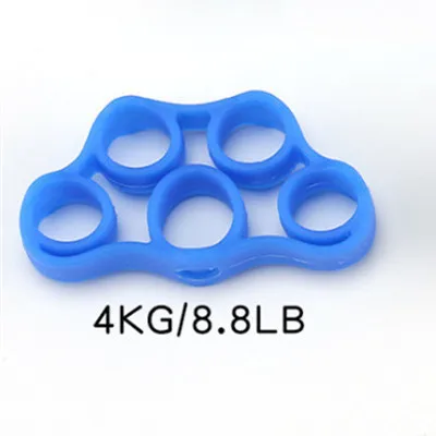 4kg Finger grip ring grasper strengthen exerciser trainer resistance band fitness expander stretcher new - Цвет: 4kg