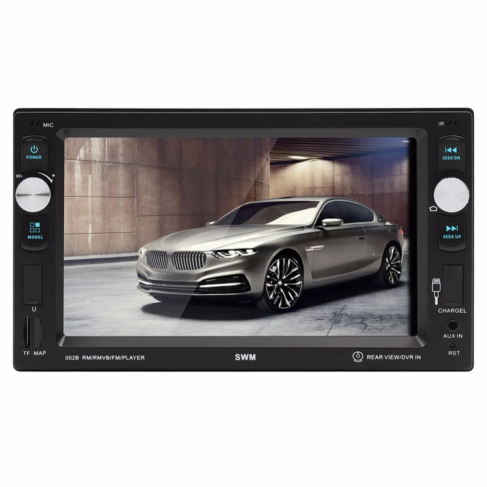 

Car Radio 2Din Touch Screen MP5 Multimedia Player Bluetooth\FM\Bluetooth\Reverse-image\Phone-charge\USB\AUX\U-disk AutoRadio