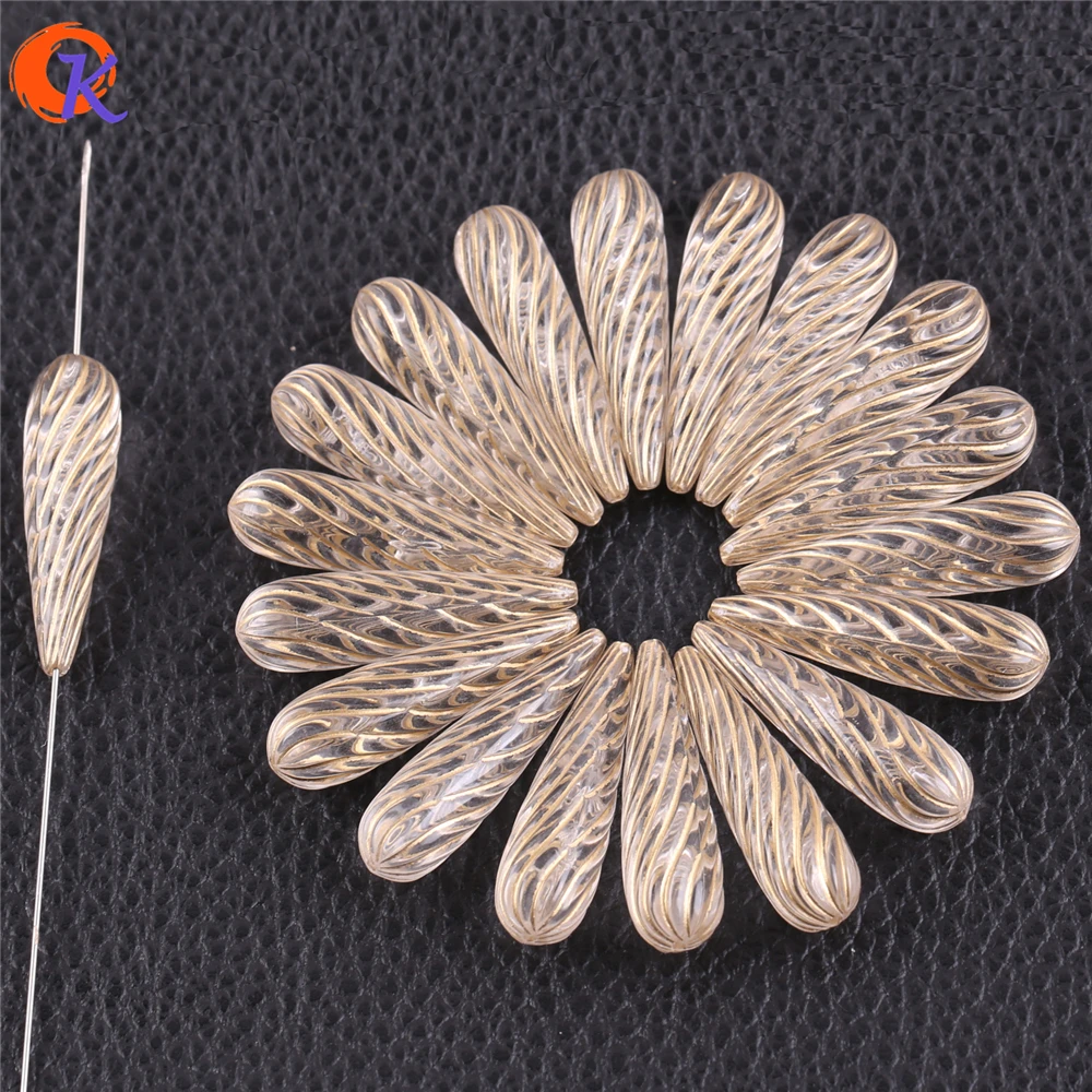 

Cordial Design 10x37mm 250pcs/lot Antique Beads/Gilding Clear With Gold Bead/Oval Shape Acrylic Bead/Earring Jewelry Accessories