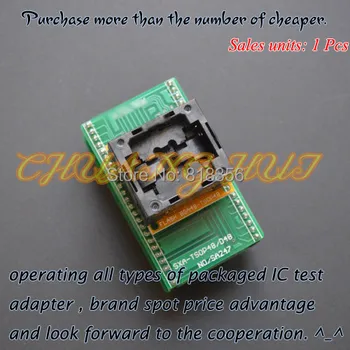 

NEW BGA48 to DIP48 Programming Adapter for LT48/LT848 Programming TFBGA48 Adapter test socket Pitch=0.8mm Size=6mmx8mm